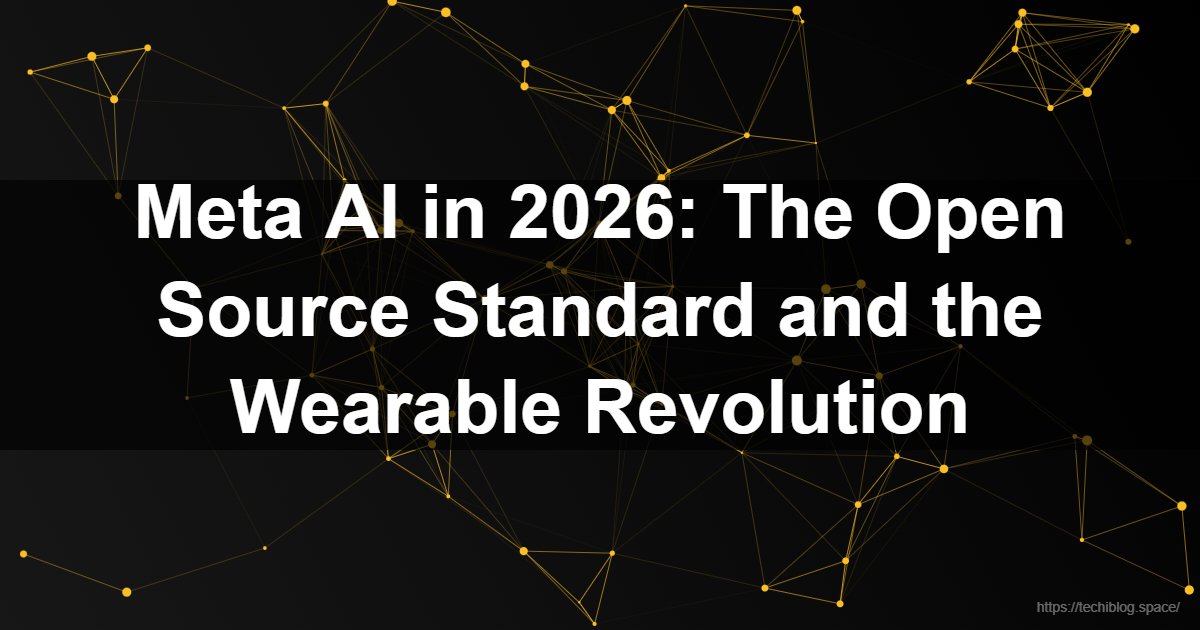 Meta AI in 2026: The Open Source Standard and the Wearable Revolution  - Meta AI 2026, Llama 4 Model, Ray-Ban Meta Gen 3, Meta Movie Gen, Llama 4 Scout, Neural Wristband, AI smart glasses, Open Source AI, Llama 4 Maverick, Meta Emu 3, Creator AI, Automated AI Ads, MicroLED smart glasses, Meta Quest AI