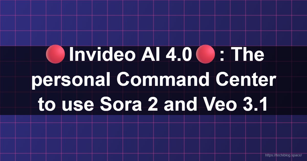 🔴Invideo AI 4.0🔴: The personal Command Center to use Sora 2 and Veo 3.1  - Invideo AI, invideo.io, Sora 2 integration, Veo 3.1 video maker, AI Twin v4, text to video 2026, AI UGC ads, Nano Banana storyboarding, automated video editing, professional stock footage AI.